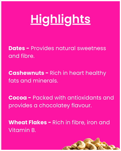 Cocoa Cashew (5/10 Bar packs)